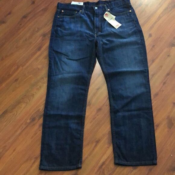 NWT Men’s Levi’s 514 straight Darker wash jeans. Size 38 x 30 - Picture 4 of 8